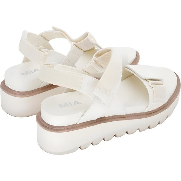 MIA Jony Platform Sport Sandals Bone Women's US 7M - Picture 3 of 6